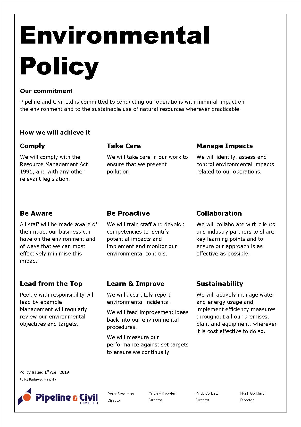 Sustainability Policy Template 2 Free Templates In Pd Vrogue co